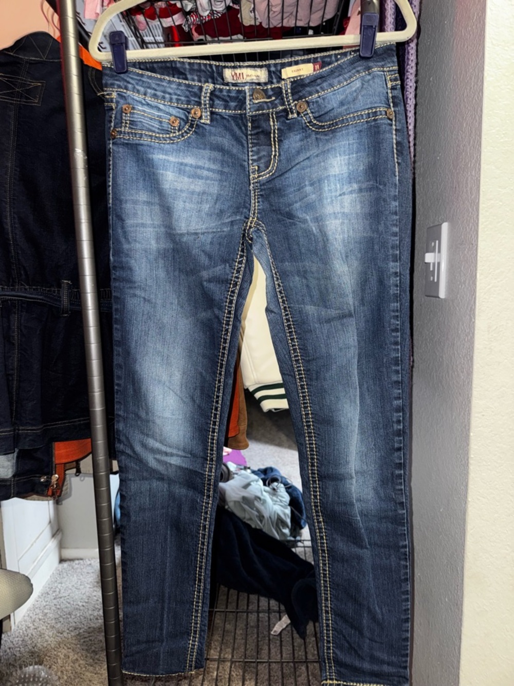 YMI Women’s Dark Blue Skinny Jeans